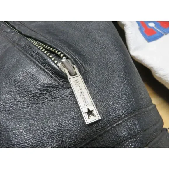 Vintage Black and White Bomber Jacket - Picture 13 of 16